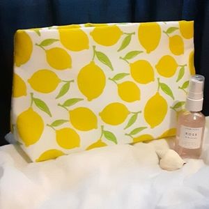 Lemon beach/makeup bag
